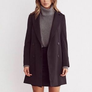 VETTA Black Convertible Blazer Dress Vest Womens Size Small